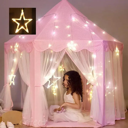 Fun Play Tent for Kids with Portable LED Lights - Halri