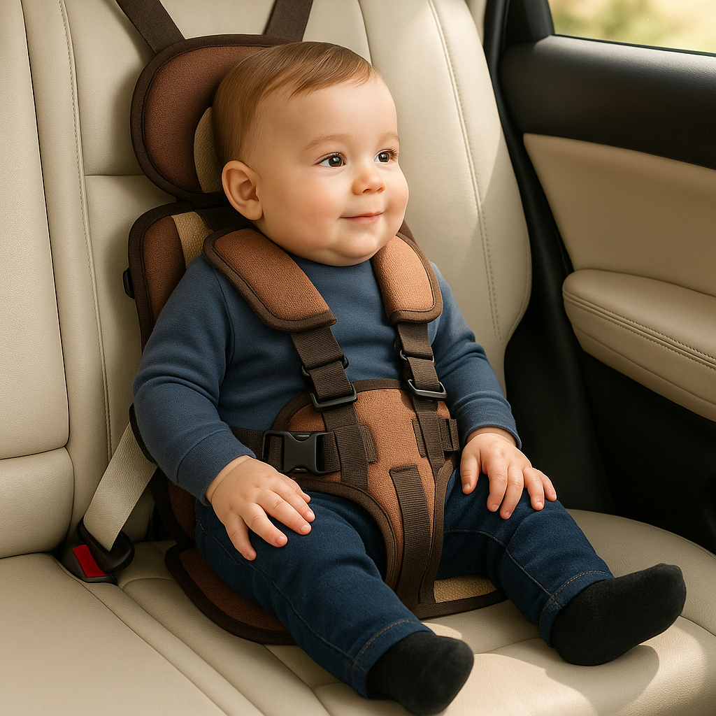 Portable Kids Booster Car Seat Adjustable Travel
