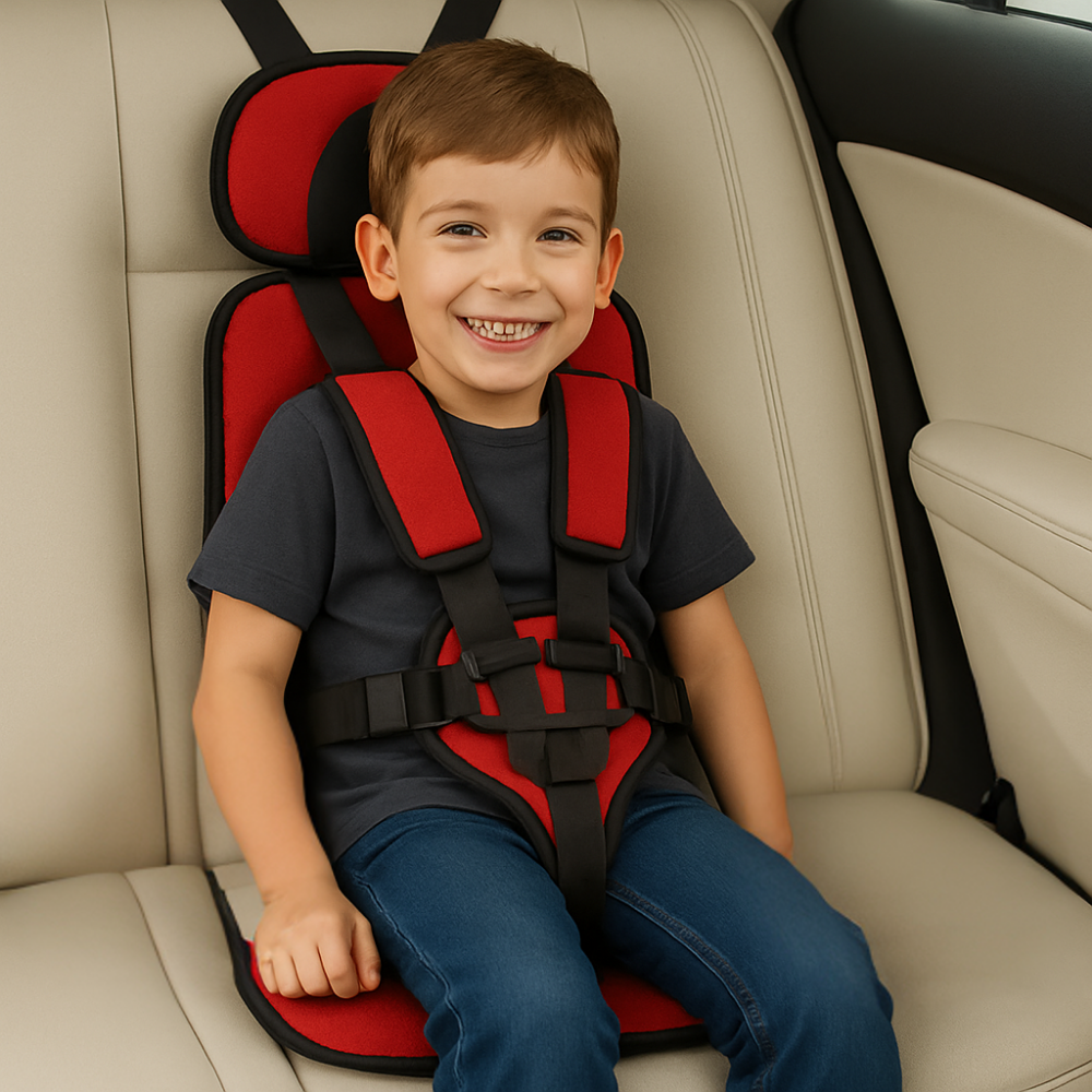 Portable Kids Booster Car Seat Adjustable Travel