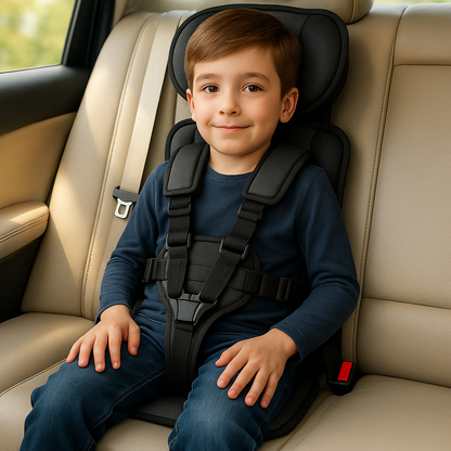 Portable Kids Booster Car Seat Adjustable Travel