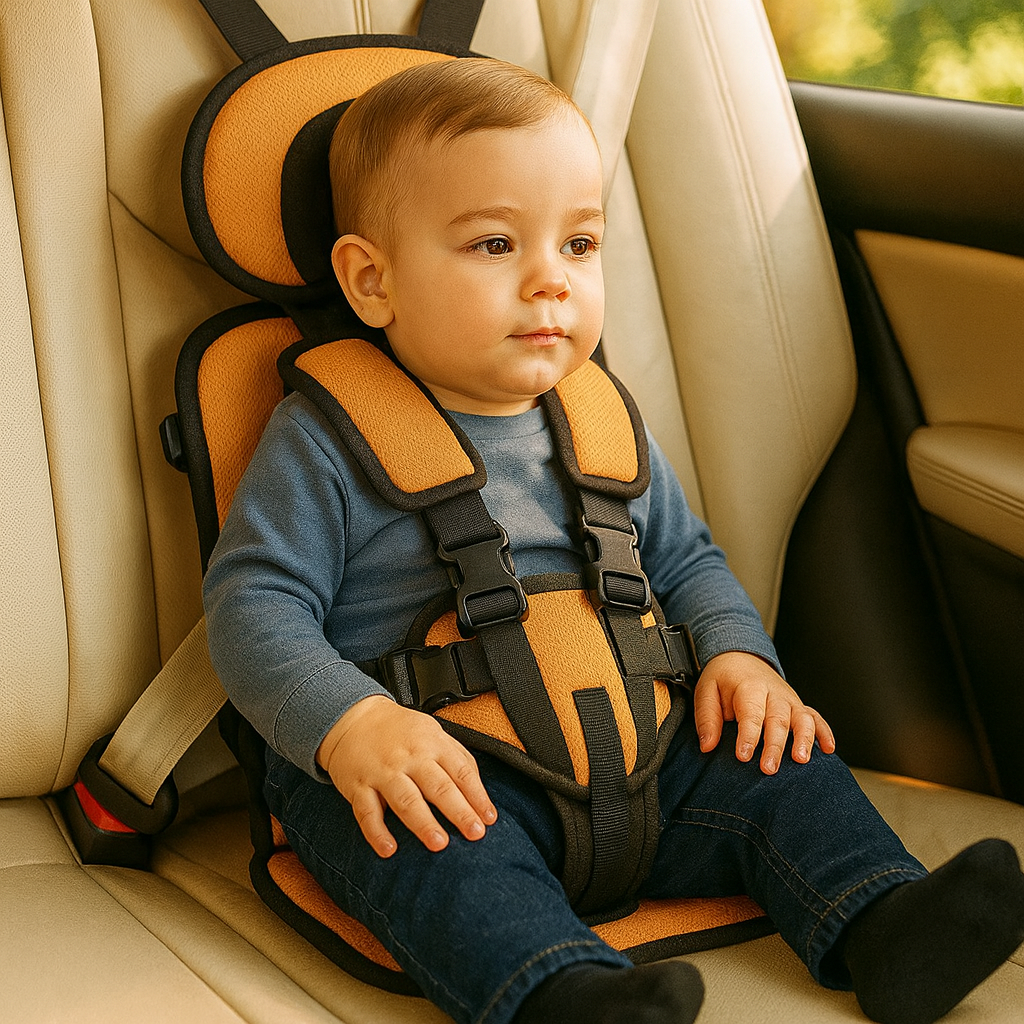 Portable Kids Booster Car Seat Adjustable Travel