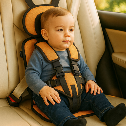 Portable Kids Booster Car Seat Adjustable Travel