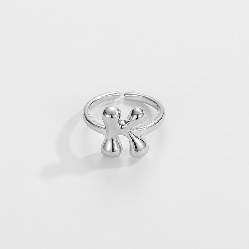 Personalized Fun Alphabet Initial Ring