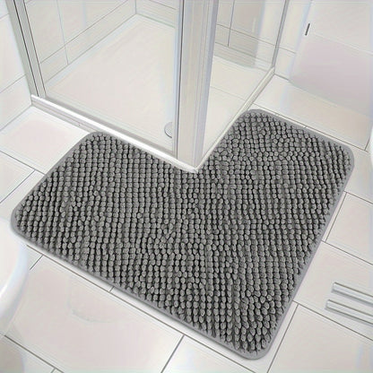 Soft Grip Corner Bath Mat for Wet Slippery Floors - Halri