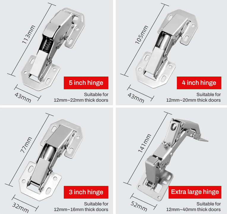 Simple Bridge Style Cabinet Door Hinges