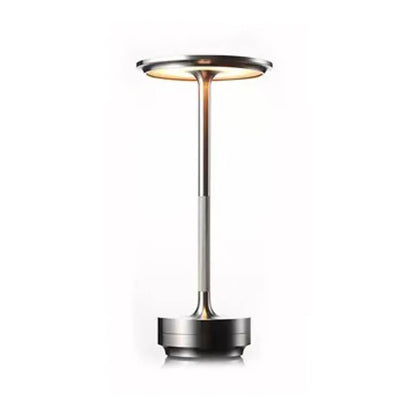 Metallic Dimmable Table Lamp with Vintage Style