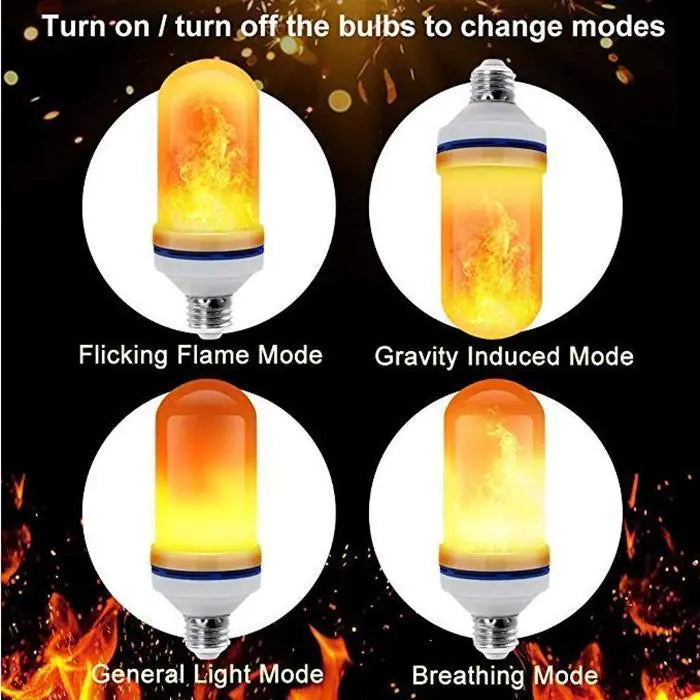 Warm Flickering LED Bulb