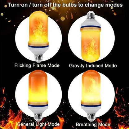 Warm Flickering LED Bulb
