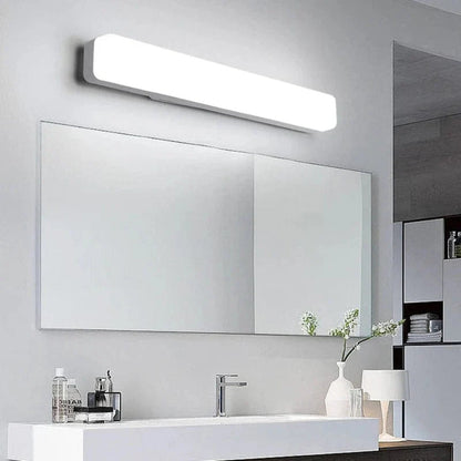 Bright LED Bathroom Wall Light, Slim Waterproof Vanity Fixture - Halri
