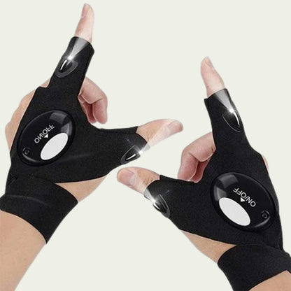 Waterproof LED Gloves for Outdoor Activities