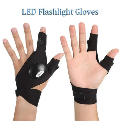 Waterproof LED Gloves for Outdoor Activities
