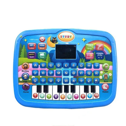 LED Interactive Learning Tablet for Kids Aged 1-6, Alphabet, Numbers, Music & Animal Piano Keys