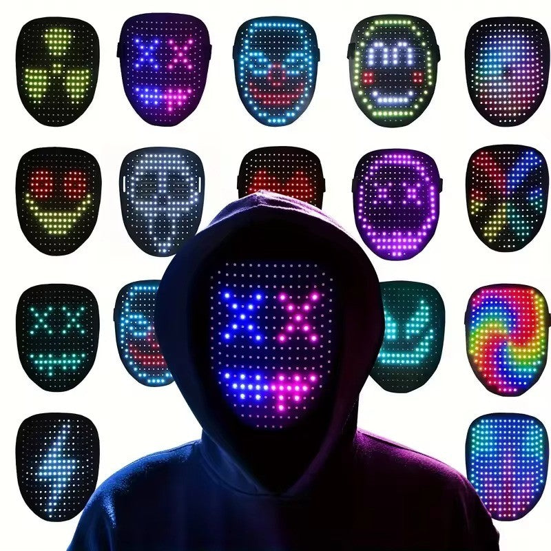 Fun LED Kids Mask with Rechargeable Battery - Halri