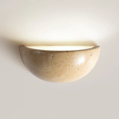 Simple Stone Effect LED Wall Light - Halri
