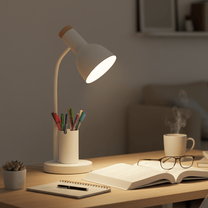 Compact LED Desk Lamp with Adjustable Arm - Halri