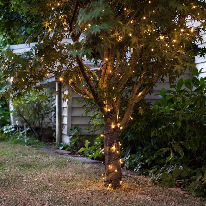 Bright 200 LED Outdoor Solar Fairy Lights USB Powered - Halri