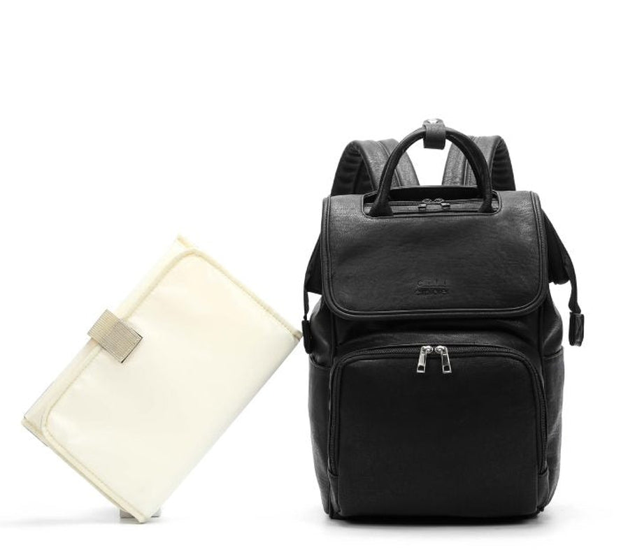Spacious Premium Leather Baby Backpack Bag