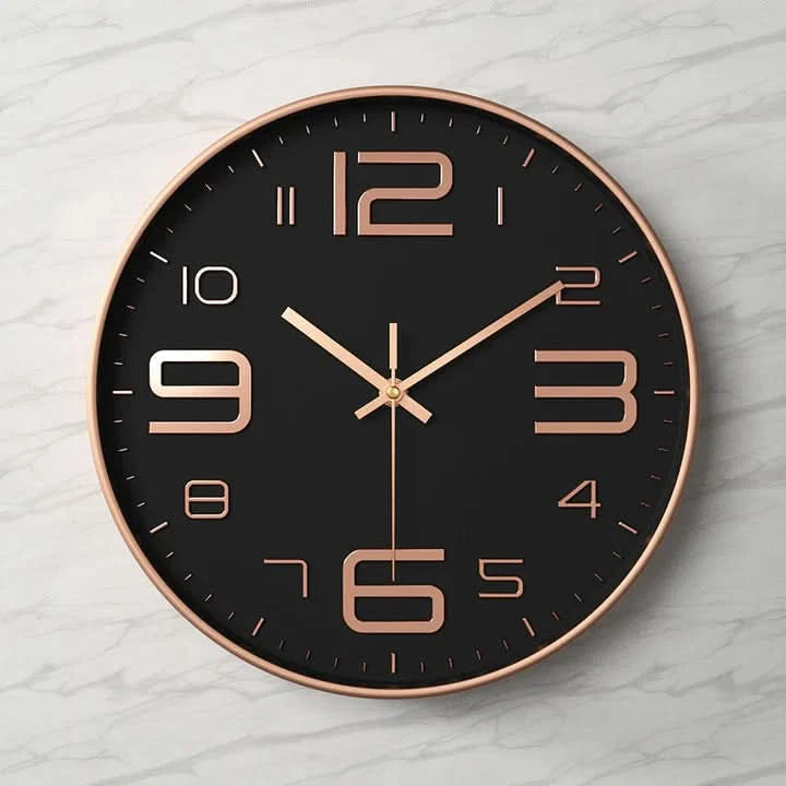 Large 3D Wall Clock with Easy-to-Read Numbers – Modern Minimalist Home and Office Decor 7