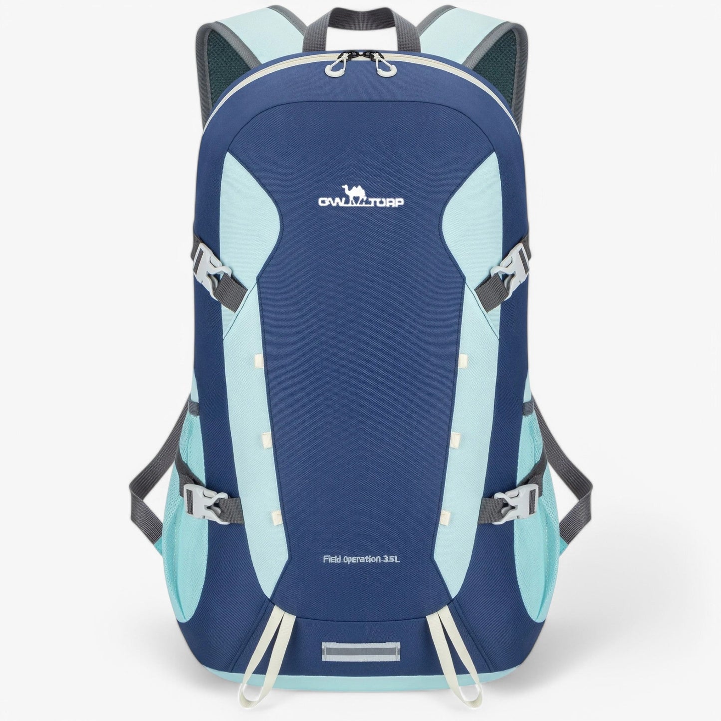 Spacious Water Resistant Hiking Backpack, Compact Folding Style