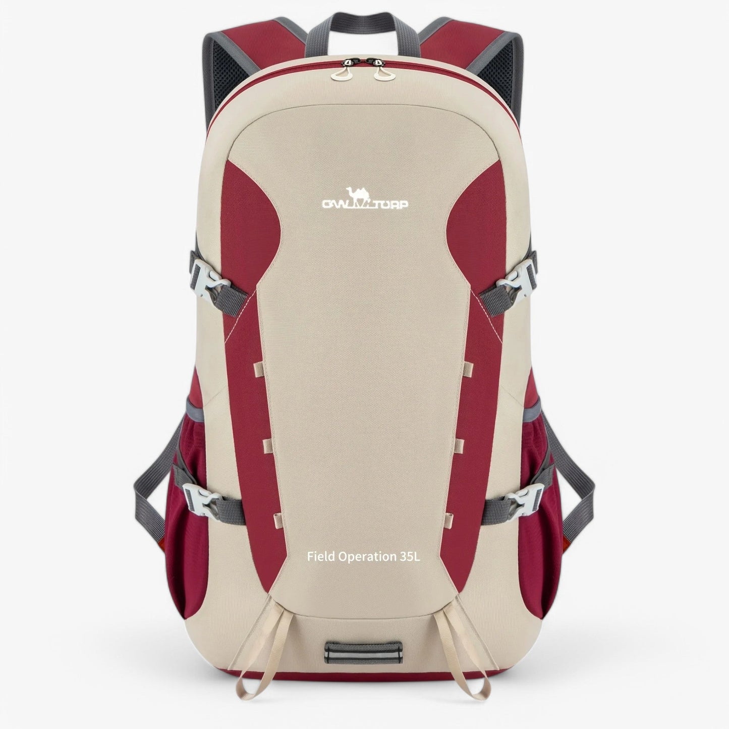 Spacious Water Resistant Hiking Backpack, Compact Folding Style