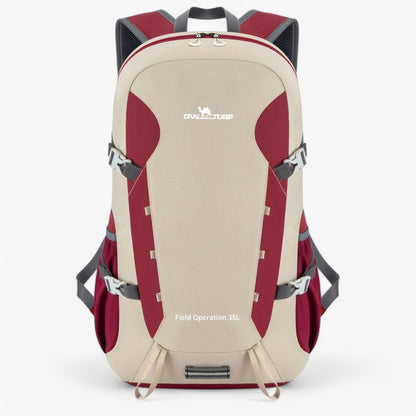 Spacious Water Resistant Hiking Backpack, Compact Folding Style