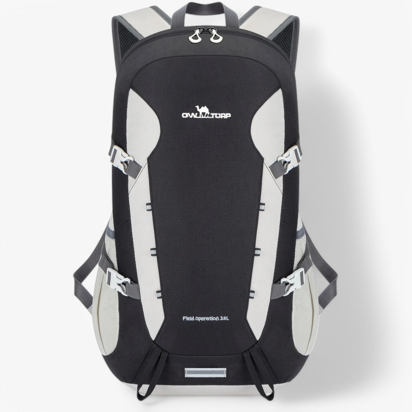 Spacious Water Resistant Hiking Backpack, Compact Folding Style
