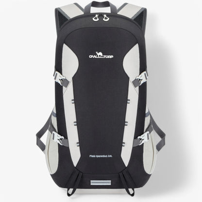 Spacious Water Resistant Hiking Backpack, Compact Folding Style