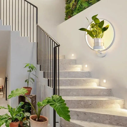 Stylish LED Wall Lamp FloraGlow Modern Warm Glow - Halri