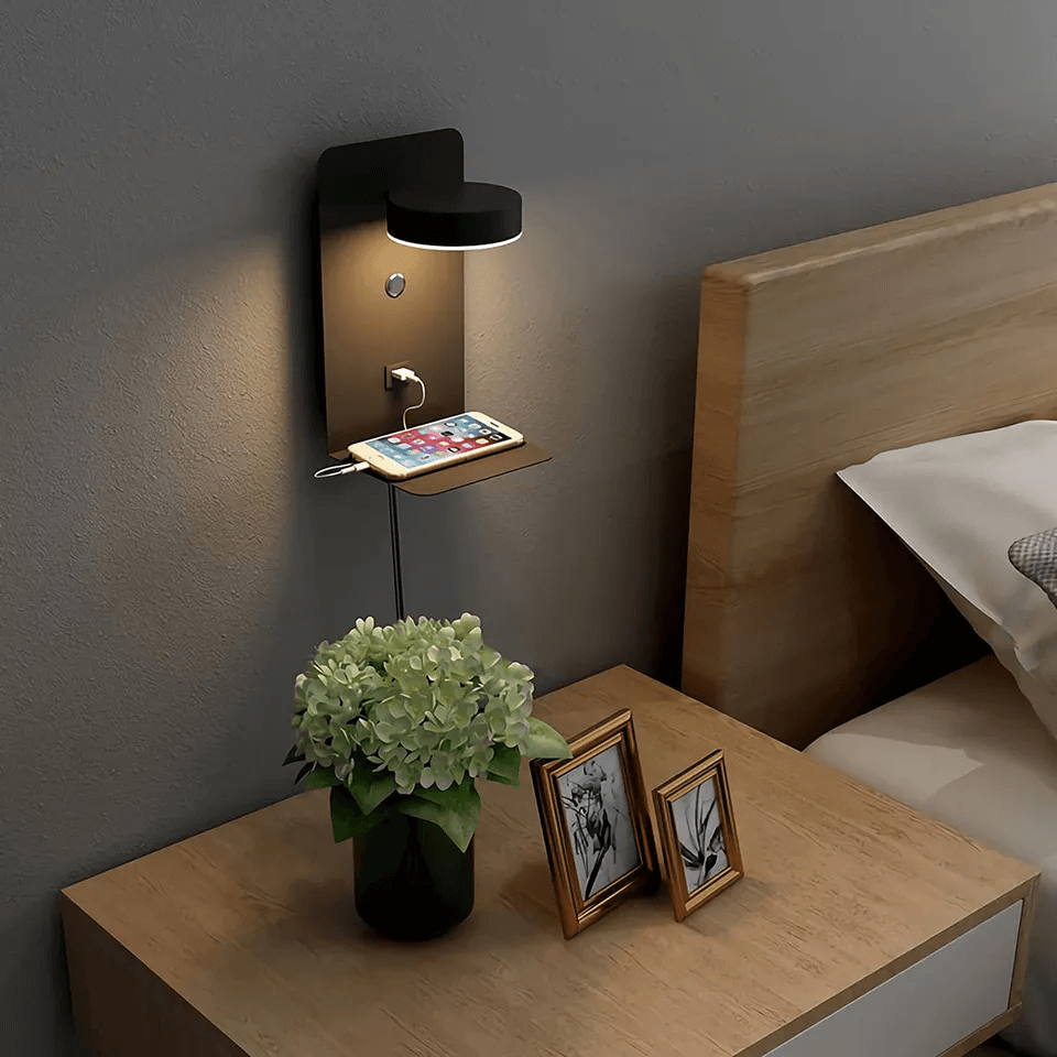 Compact USB Bedside Charging Station - Halri