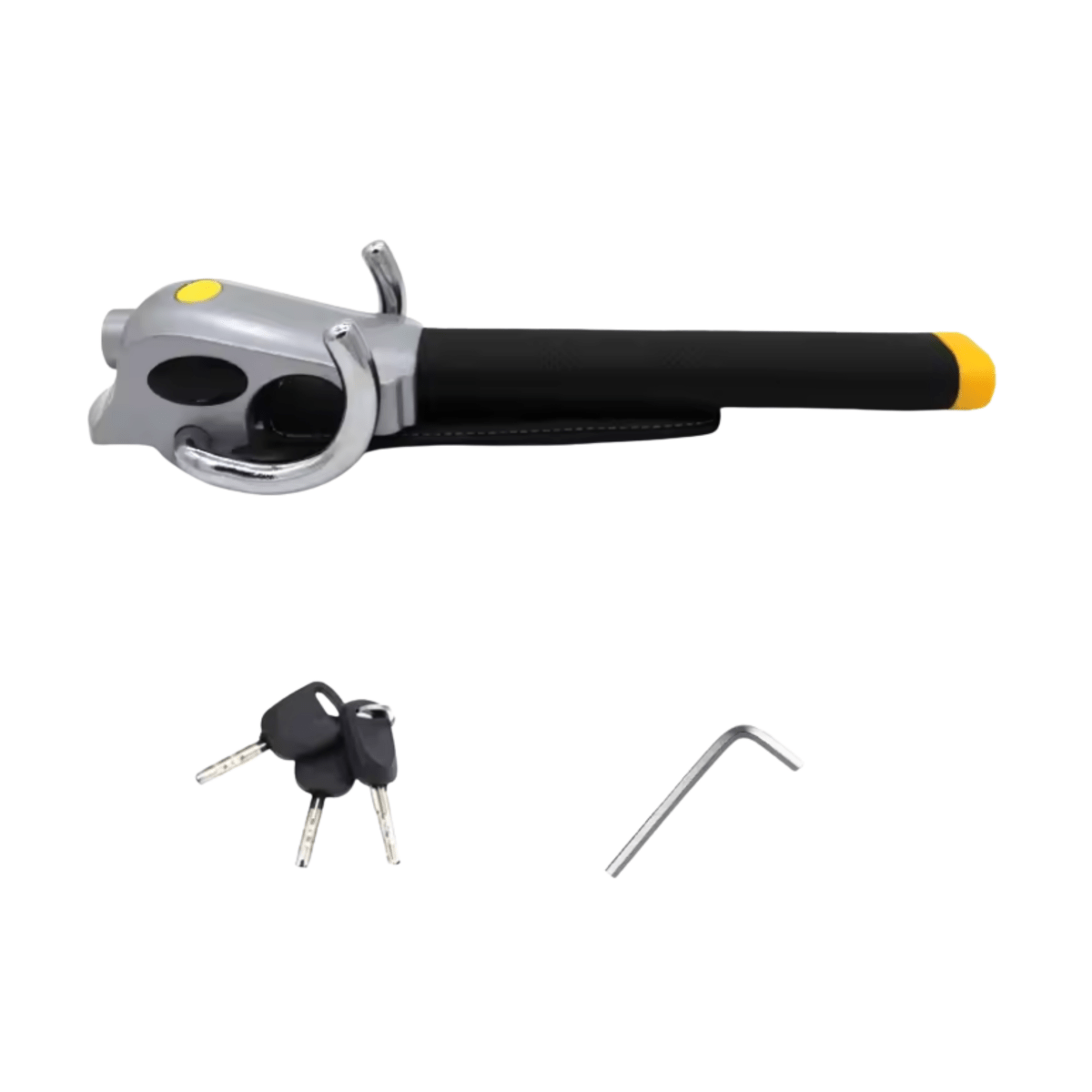Heavy Duty Steering Wheel Lock with Alarm - Halri