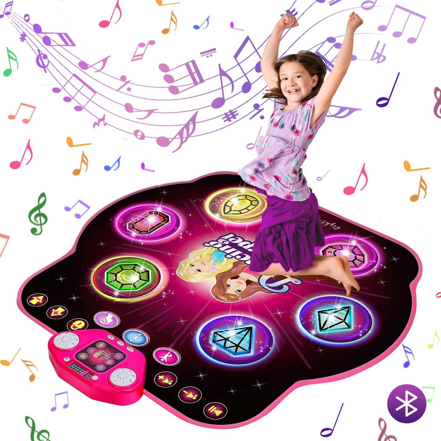 Fun Interactive Dance Pad for Children, Wireless Music - Halri