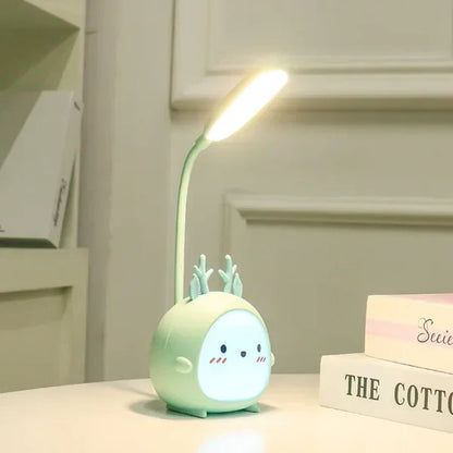 Kid Friendly LED Reading Lamp with USB Nightlight