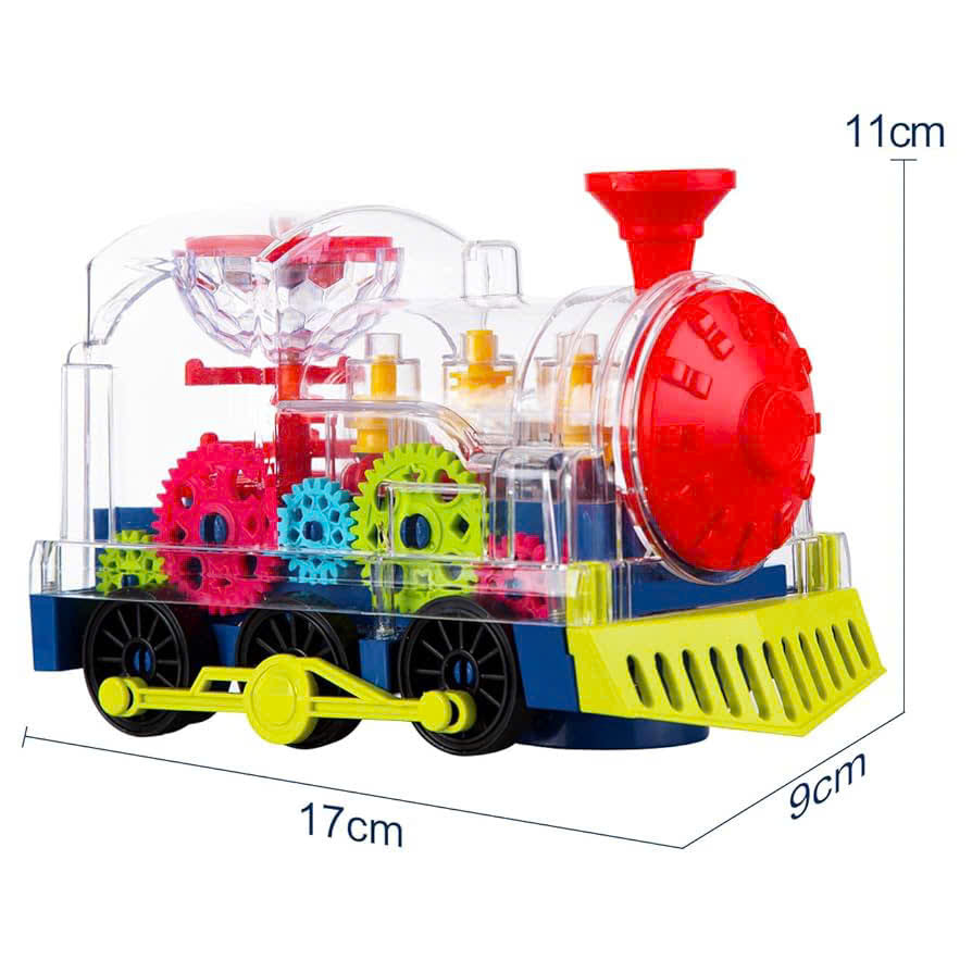Light & Sound Train Toy – Interactive Locomotive for Kids