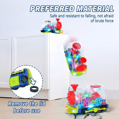 Light & Sound Train Toy – Interactive Locomotive for Kids