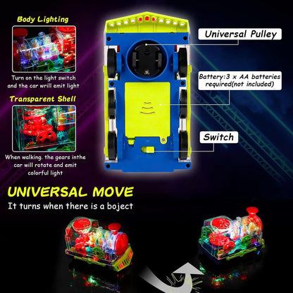 Light & Sound Train Toy – Interactive Locomotive for Kids