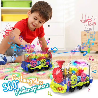 Light & Sound Train Toy – Interactive Locomotive for Kids