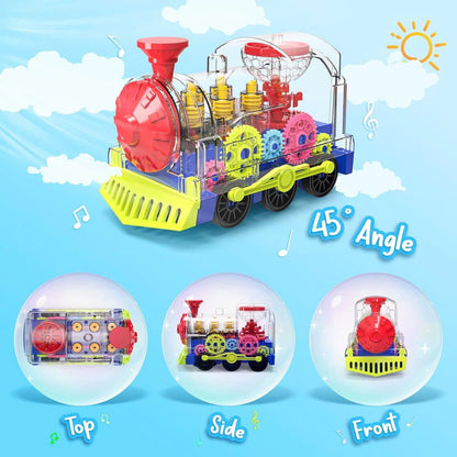 Light & Sound Train Toy – Interactive Locomotive for Kids