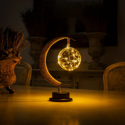 Soft Globe Desk Lamp Warm Home Lighting