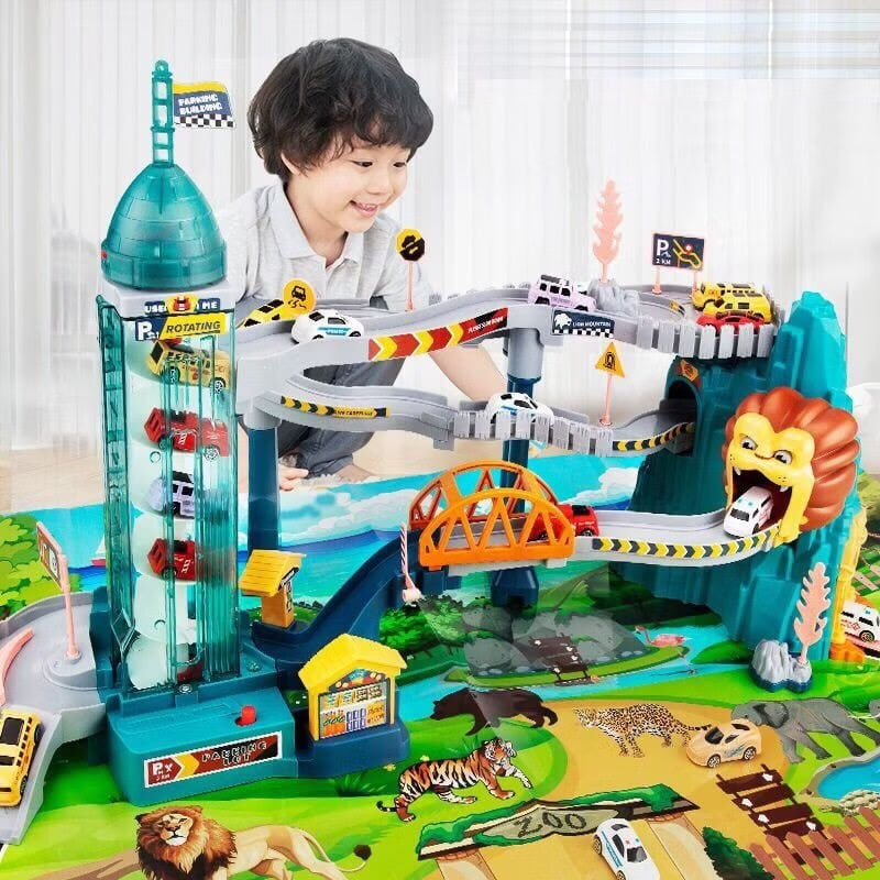 Fun Kids Racing Track with Lights and Sounds - Halri