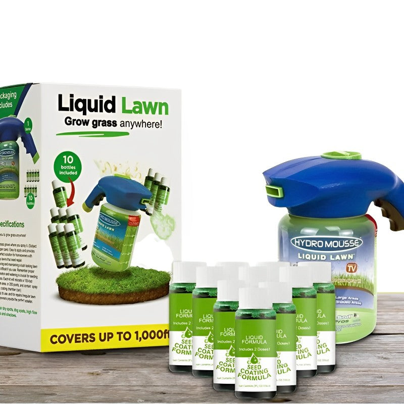 Fast Growing Grass Seed Spray for Lawn Repair