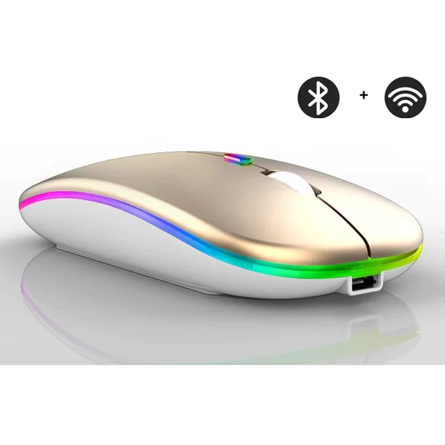 Compact Rechargeable Bluetooth Wireless Mouse