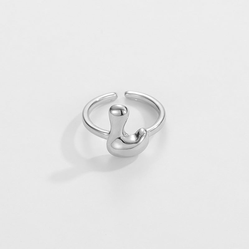 Personalized Fun Alphabet Initial Ring