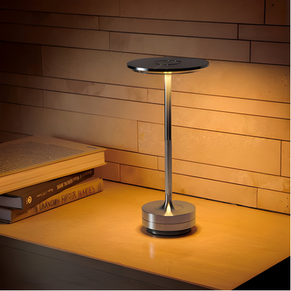 Bright Wireless Desk Lamp with Adjustable Touch Dimmer