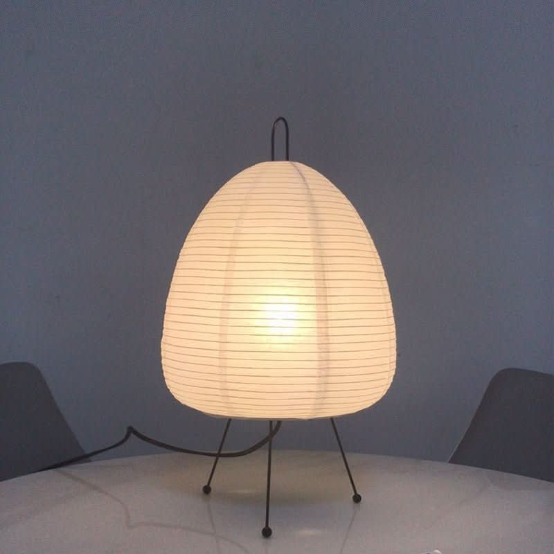 Traditional Japanese Rice Paper Table Light - Halri