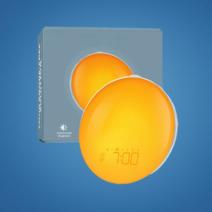 Wake Up Light Alarm Clock with Simulated Sunrise