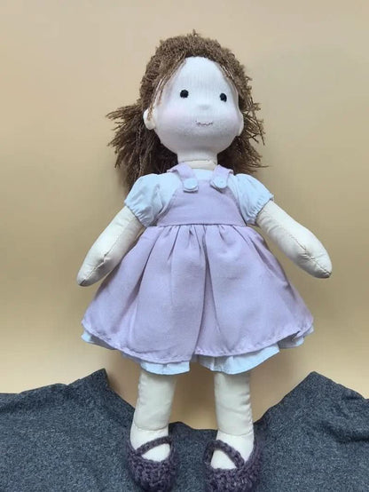 Natural Handmade Wooden Doll Set - Halri