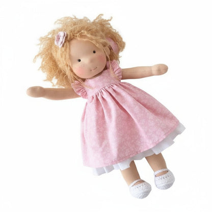 Soft Handmade Waldorf Doll for Kids Creative Play