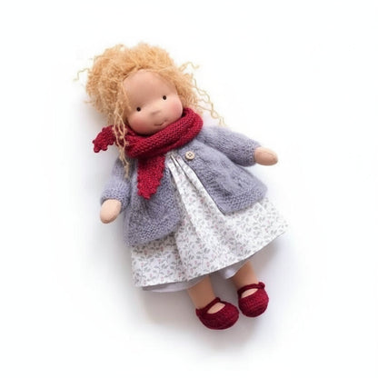 Soft Handmade Waldorf Doll for Kids Creative Play