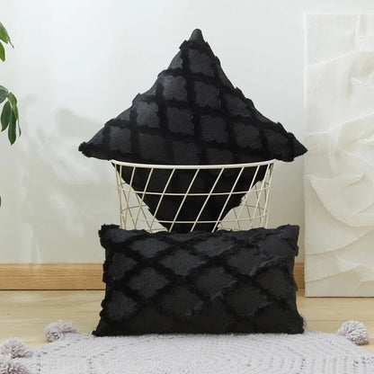 Luxury Velvet Pillow Covers - Plush Geometric Decor Cushions - Halri
