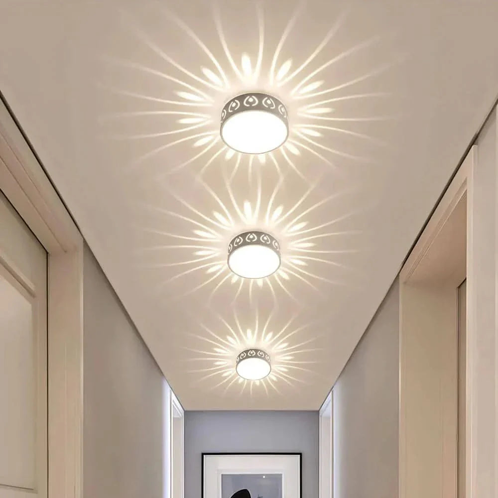 Slim Round LED Overhead Light Fixture - Halri